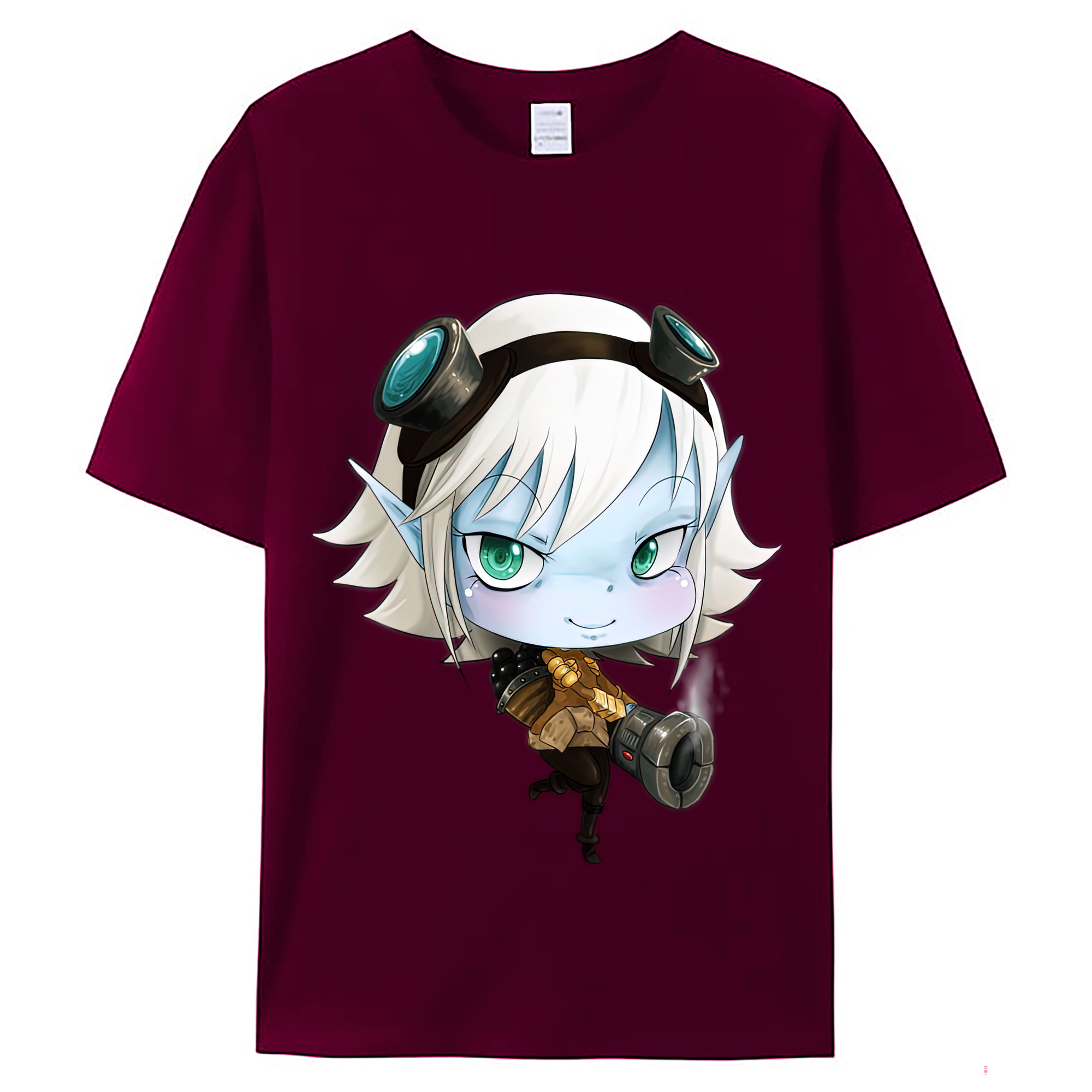 （画像用） リーグ・オブ・レジェンド League of Legends LOL レディースカジュアルプリントTシャツ（綿100％）